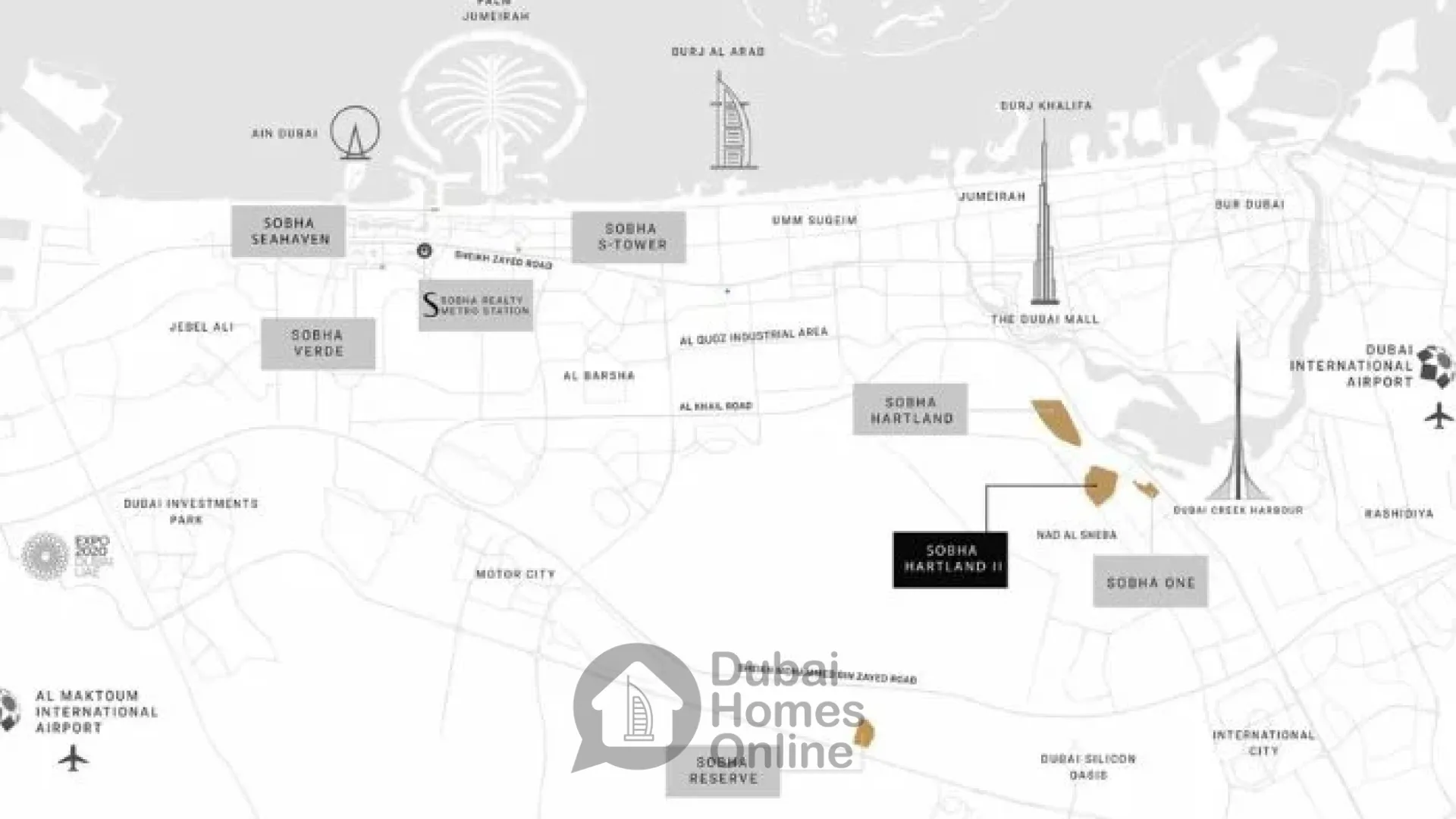 شوبا سكاي فيو سولير: شقق للبيع في شوبا هارتلاند 2 دبي