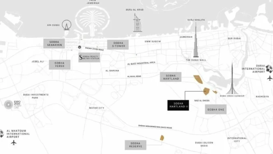 Sobha Skyvue Solair: Apartments For Sale in Sobha Hartland 2 Dubai