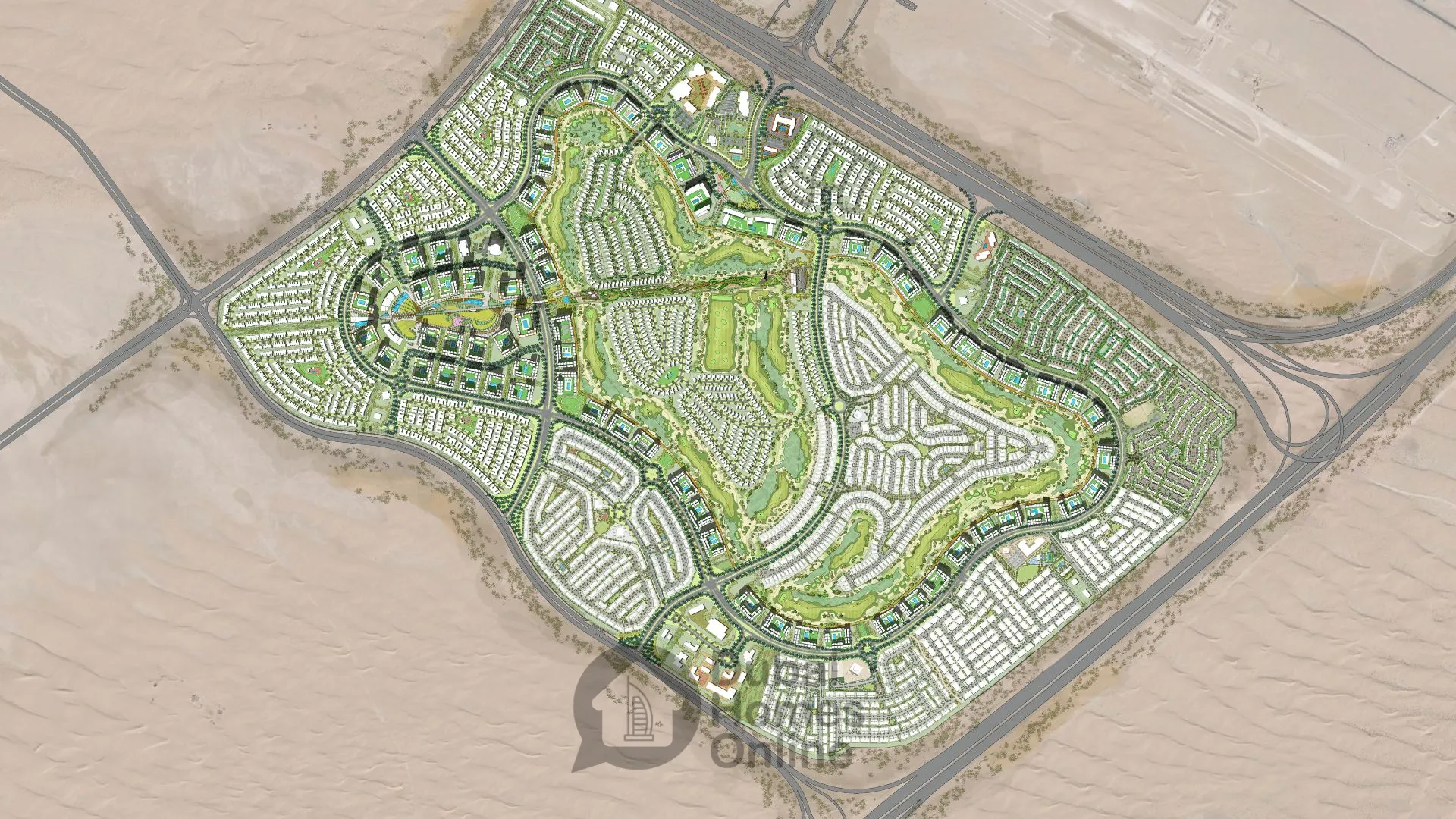 مشروع جولف ديل من إعمار: شقق ومنازل للبيع في دبي ساوث