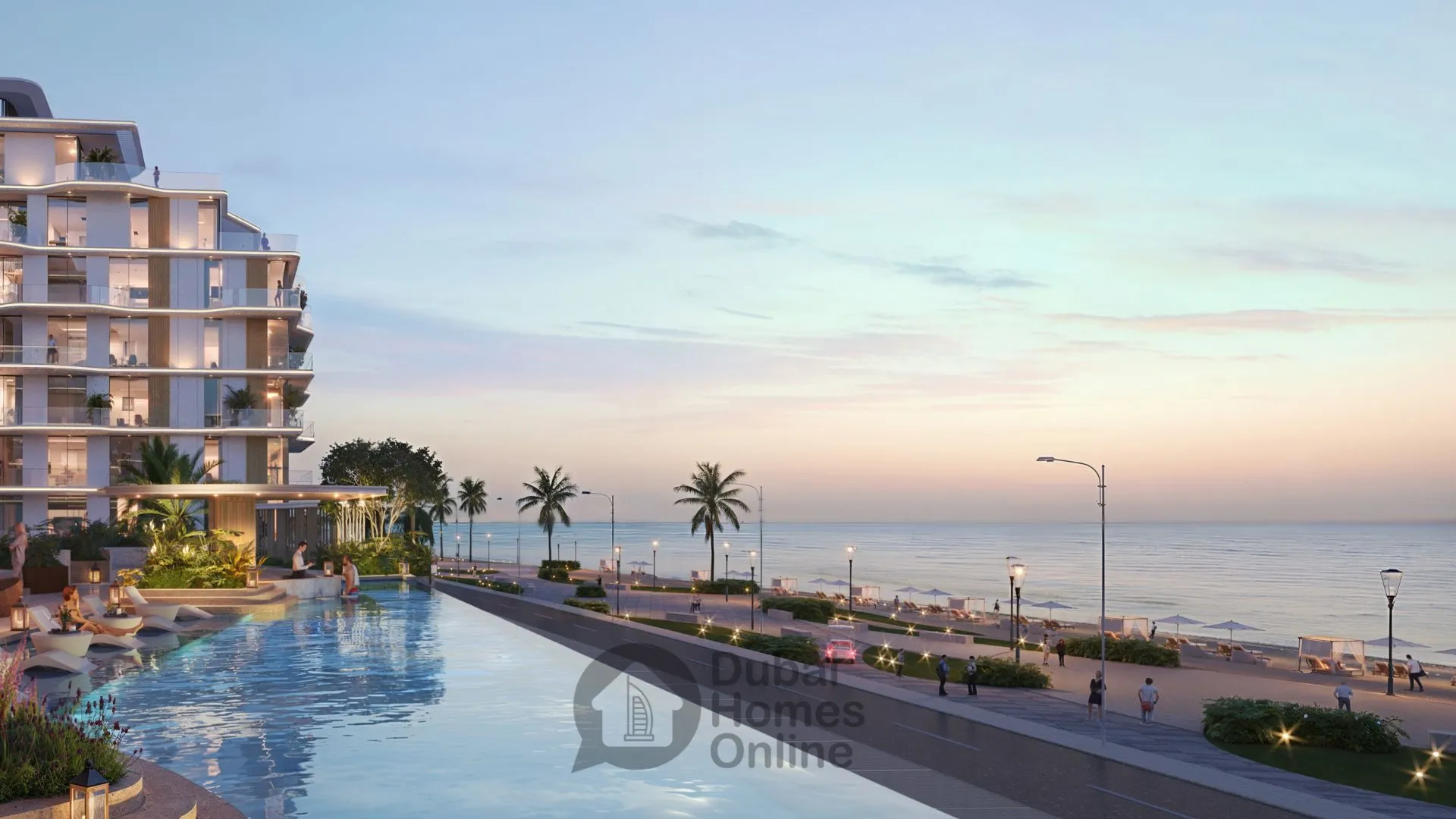 مشروع فلورا آيل: شقق مطلة على الواجهة البحرية للبيع في جزر دبي