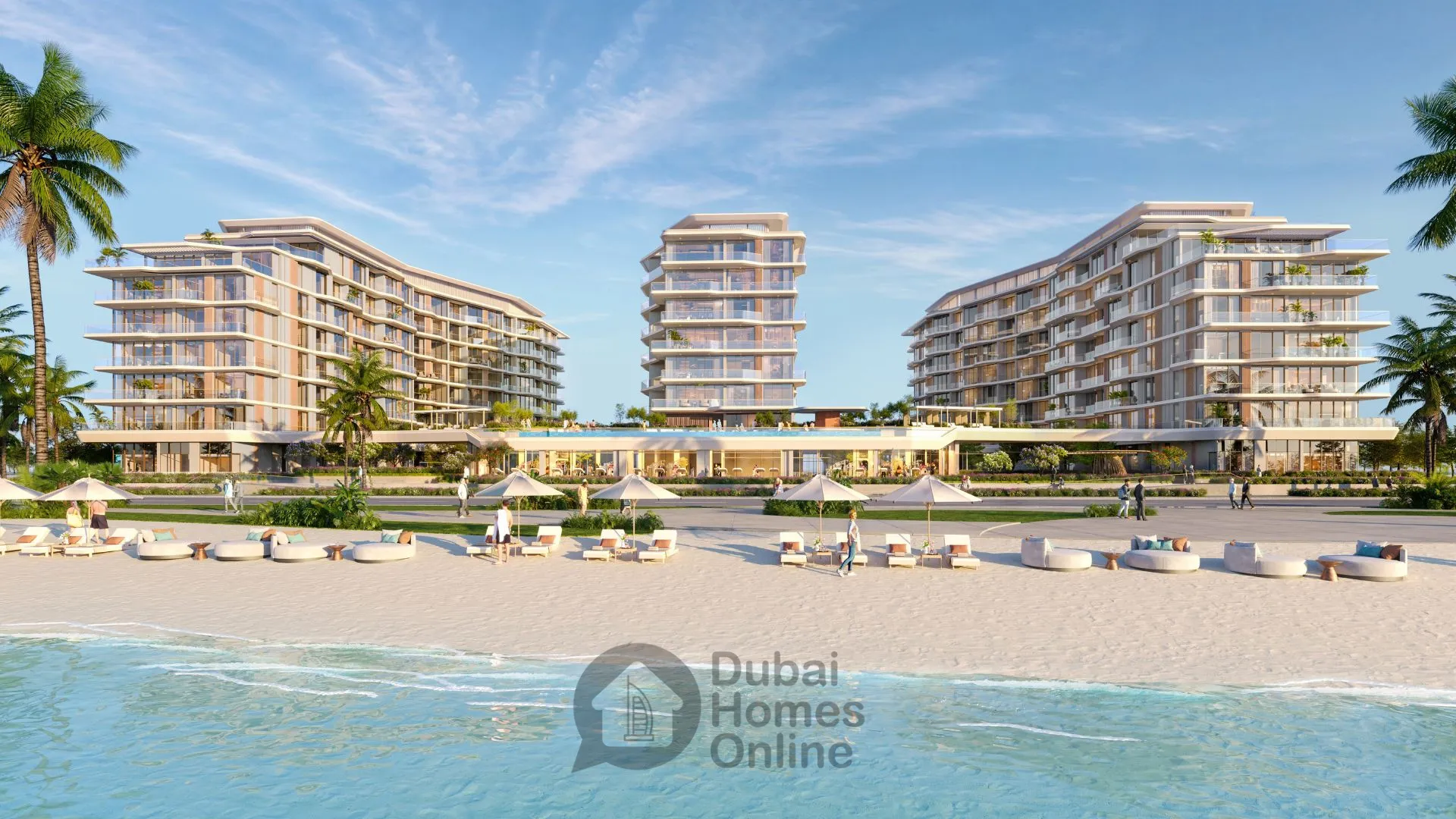 مشروع فلورا آيل: شقق مطلة على الواجهة البحرية للبيع في جزر دبي