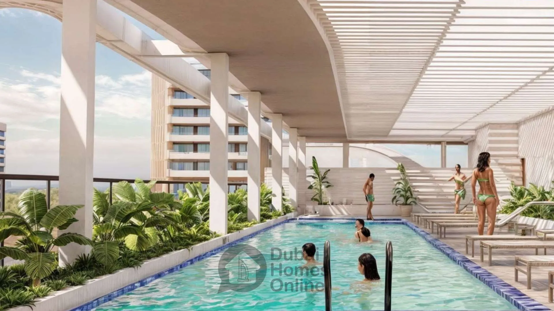 مشروع  برج ماكريل: شقق فاخرة مفروشة بالكامل للبيع في جزر دبي