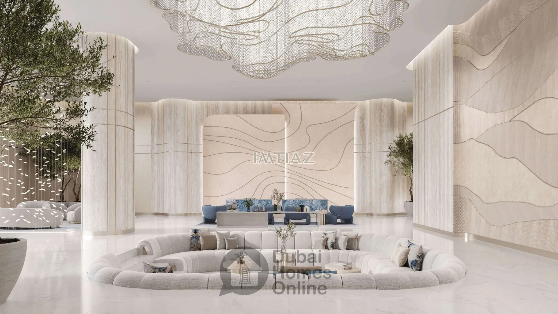 مشروع  برج ماكريل: شقق فاخرة مفروشة بالكامل للبيع في جزر دبي