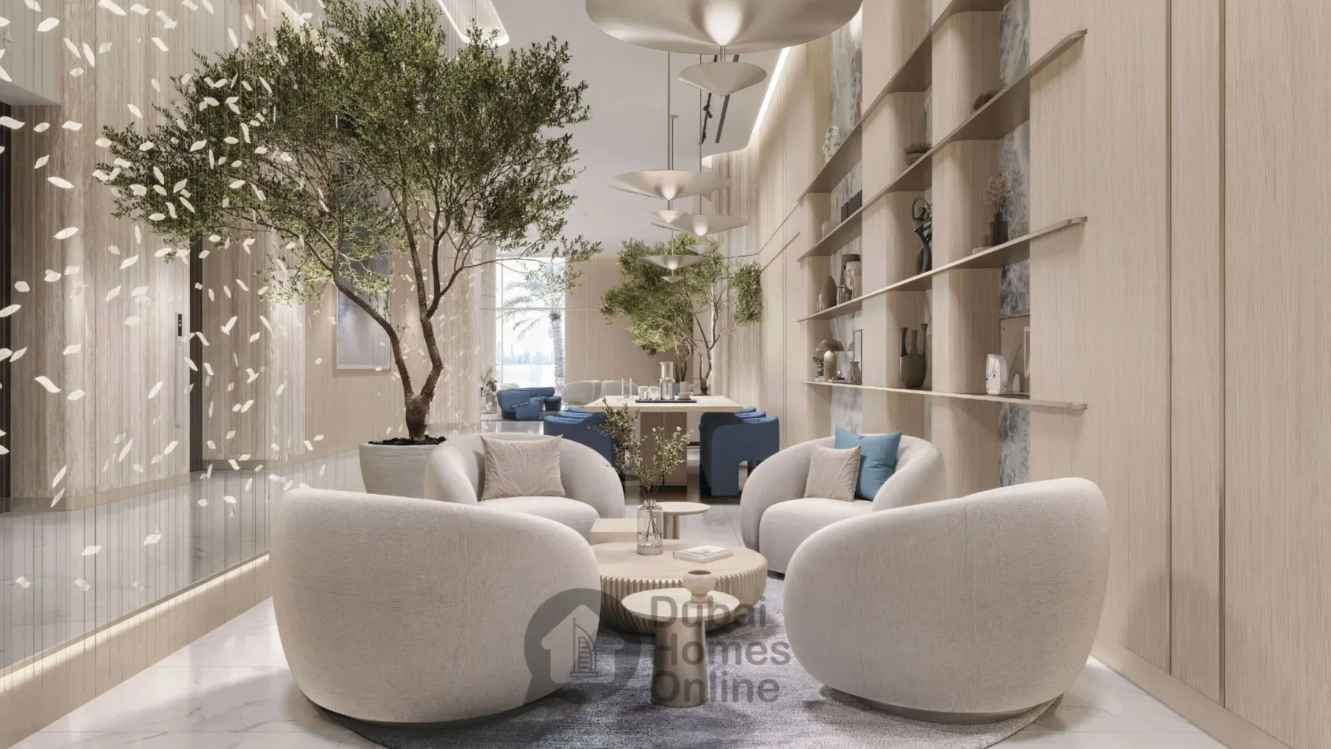 مشروع  برج ماكريل: شقق فاخرة مفروشة بالكامل للبيع في جزر دبي