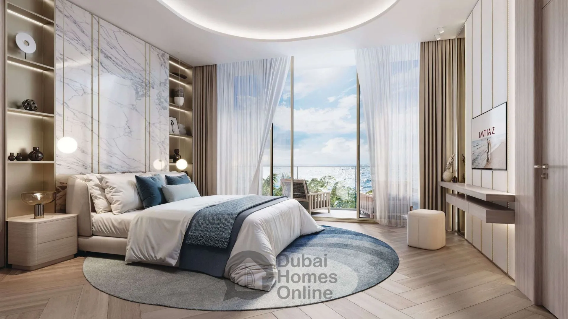 مشروع  برج ماكريل: شقق فاخرة مفروشة بالكامل للبيع في جزر دبي