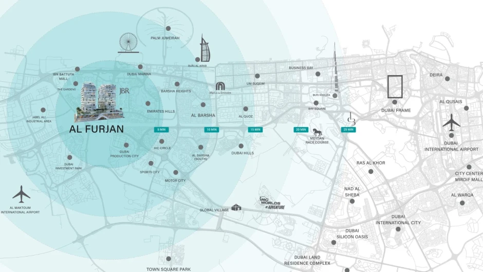 Reef 999 at Al Furjan: Apartments And Villas For Sale in Al Furjan Dubai