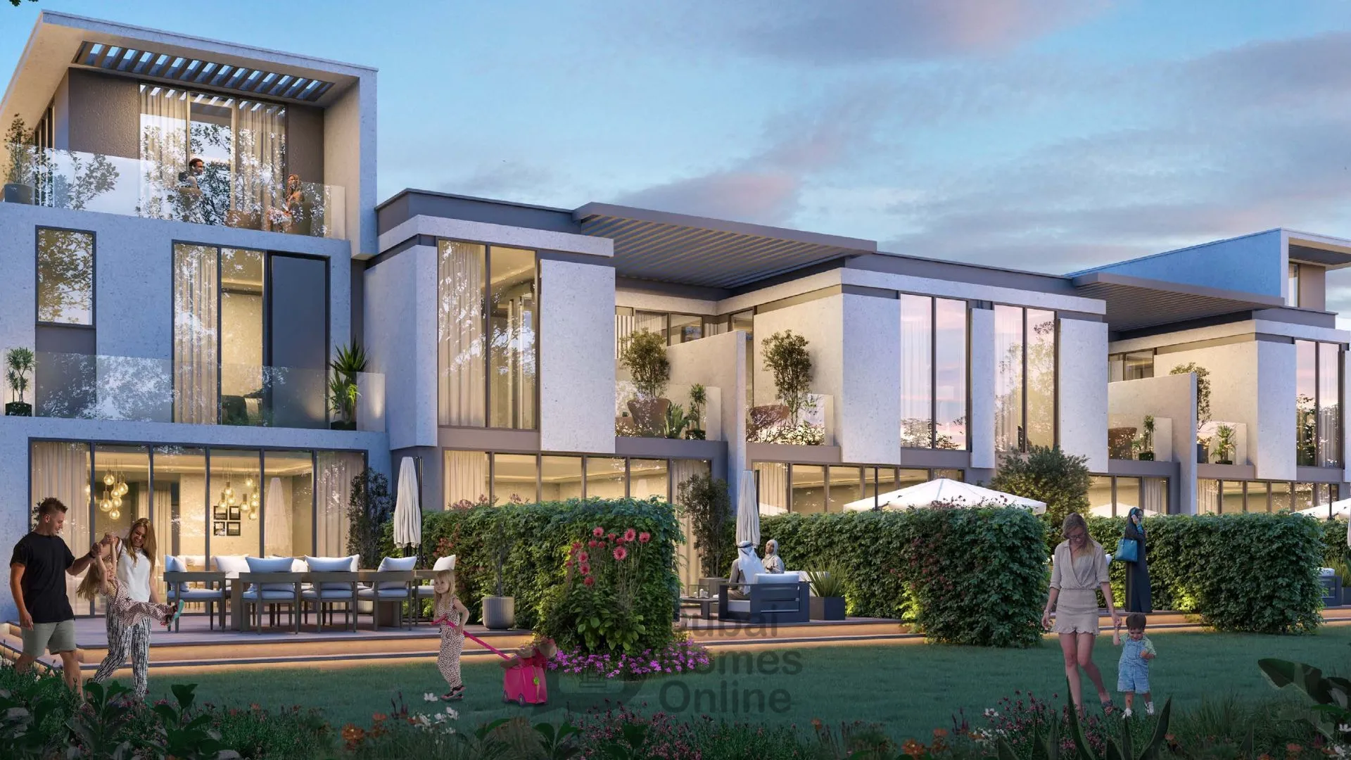 خرید تاون هاوس های داماک سان سیتی در منطقه دبی لند دبی