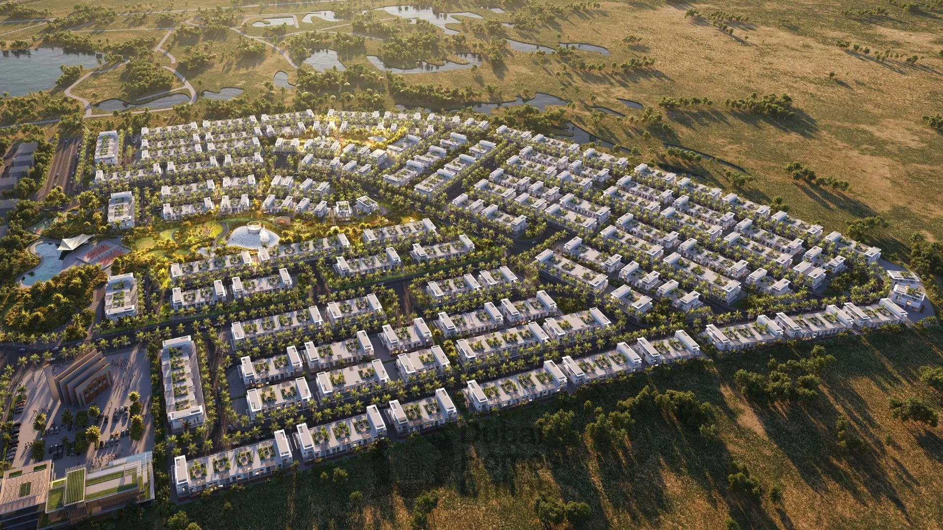 خرید تاون هاوس های داماک سان سیتی در منطقه دبی لند دبی