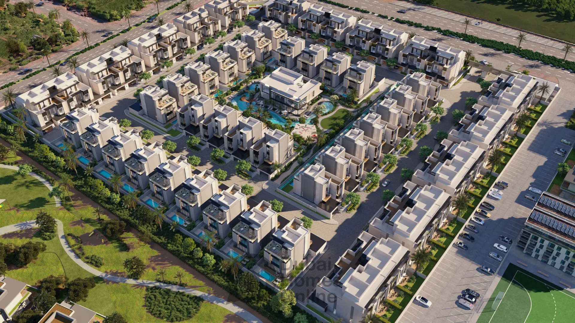 Ellington The Watercrest Townhouses And Villas For Sale in MBR City Dubai