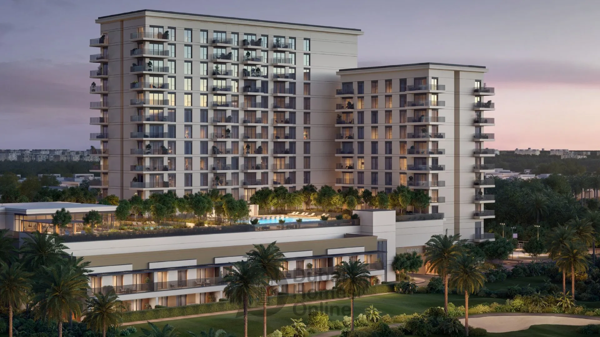 مشروع جولف إيدج من إعمار: شقق ومنازل تاون هاوس للبيع في إعمار ساوث