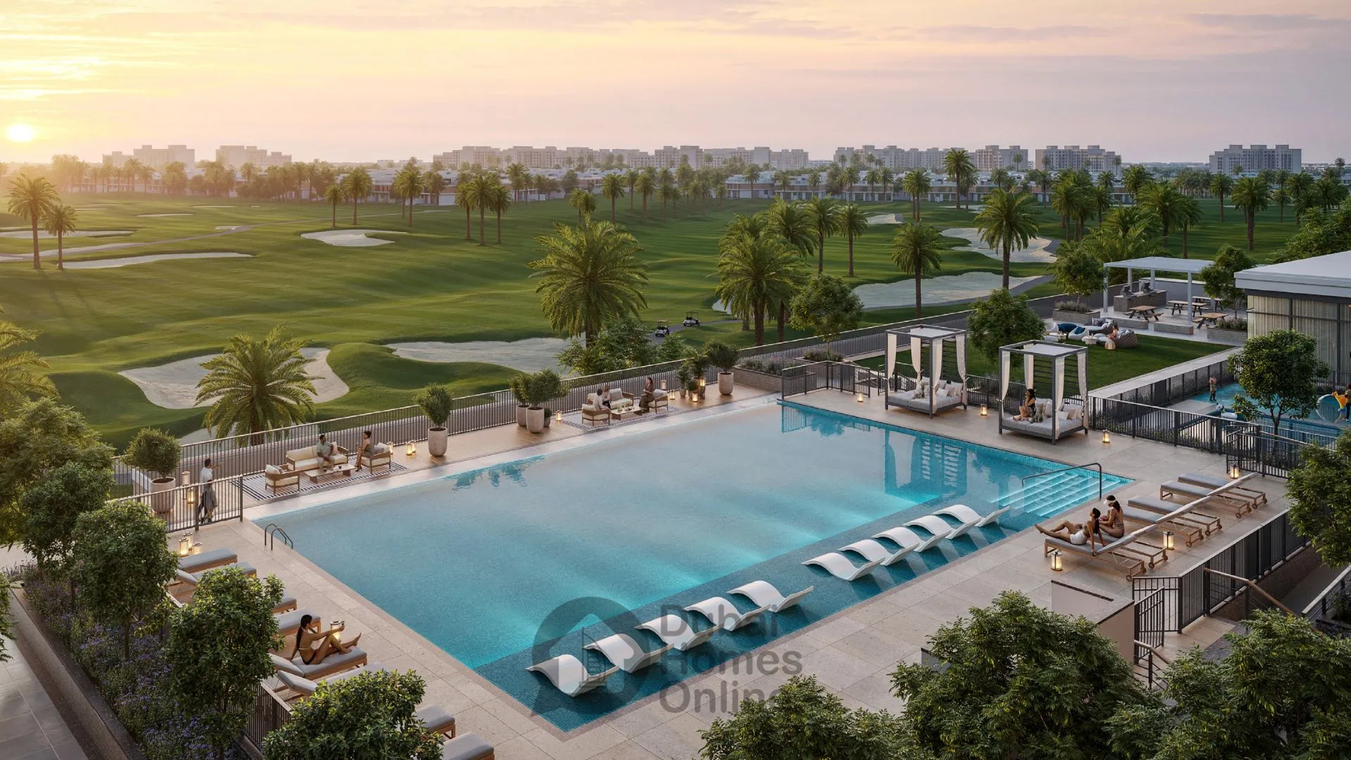 مشروع جولف إيدج من إعمار: شقق ومنازل تاون هاوس للبيع في إعمار ساوث