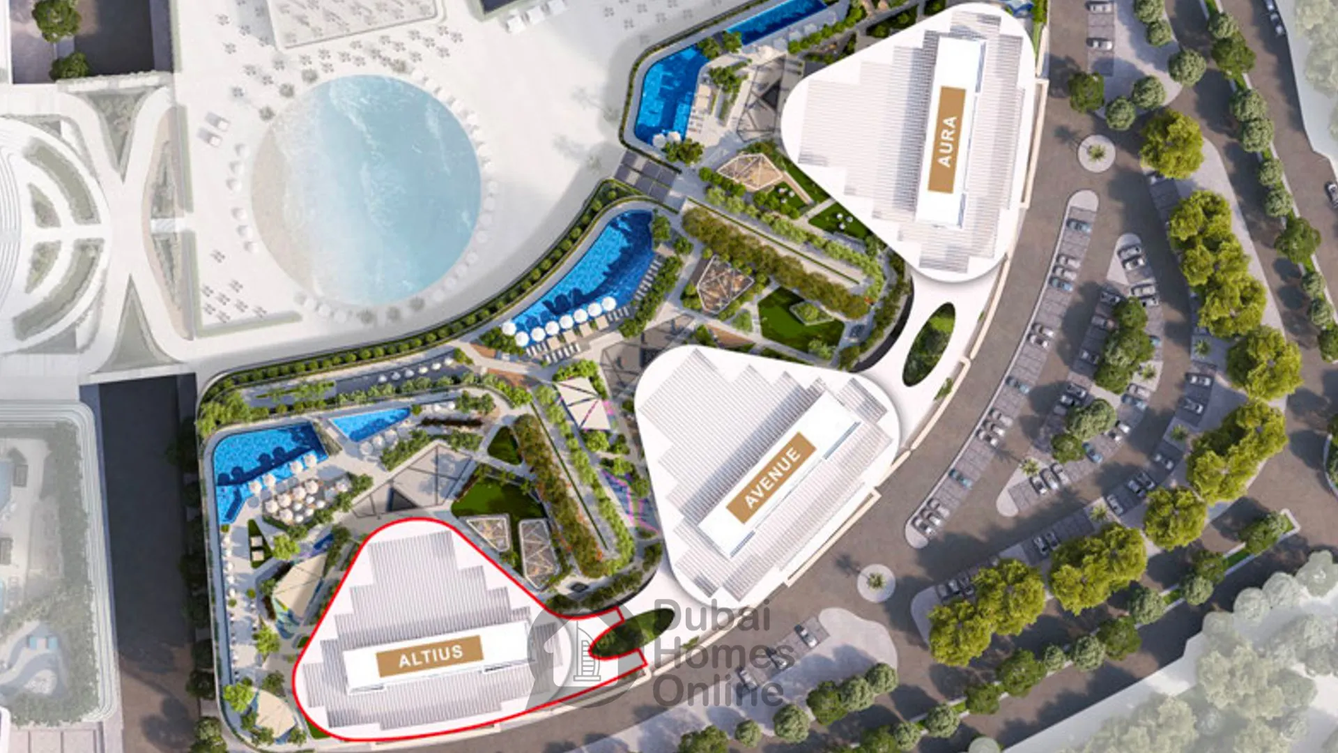 مشروع شقق شوبا سكاي سكيب ألتيوس للبيع في شوبا هارتلاند 2 دبي